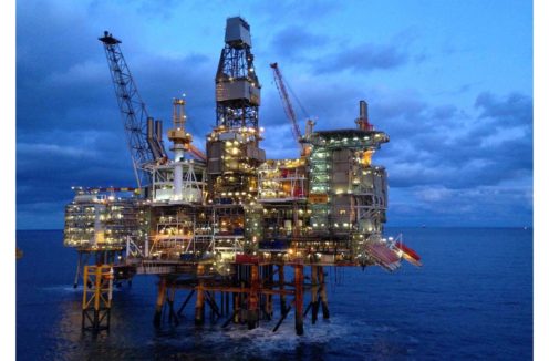Britannia Platform North Sea